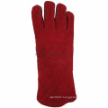 Ab Grade Red Cow Split Welder Fully Lining Working Safety Gloves